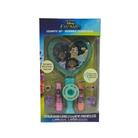 Disney Encanto light-up hand mirror lip balm set, NEW - Picture 2 of 6